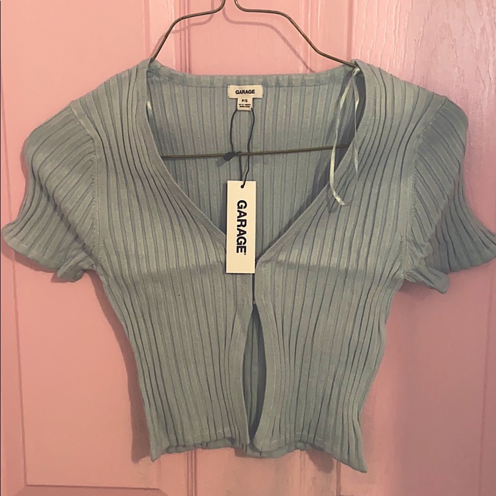 Garage chandail hook and eye ss cardigan